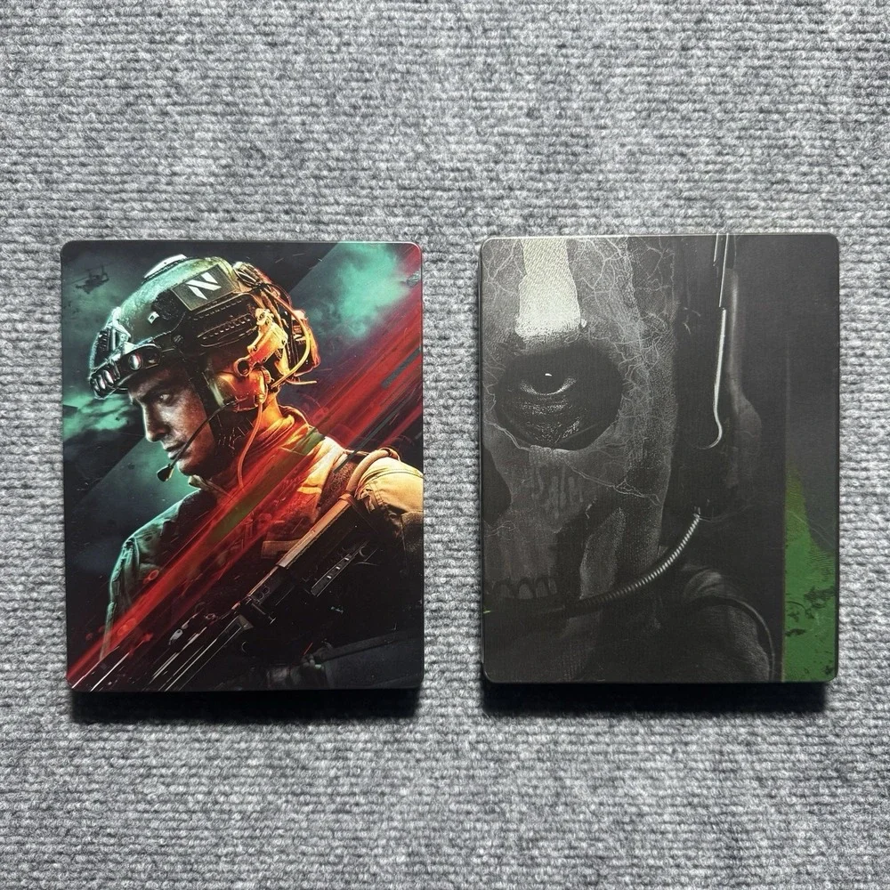 Call of Duty‎ Modern Warfare 2 & Battlefield 2042 Steelbook Case Only NO Game